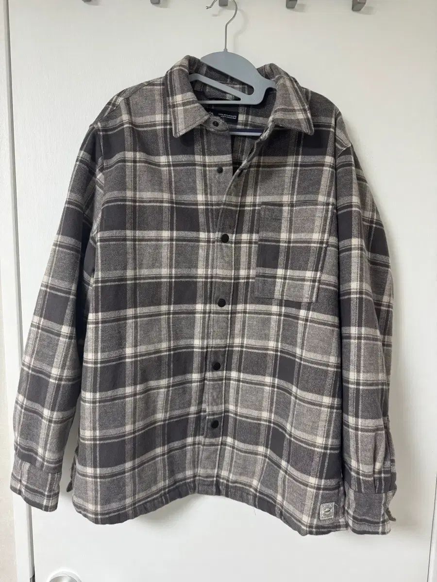 ZARA チェック シャツ ジャケット XL