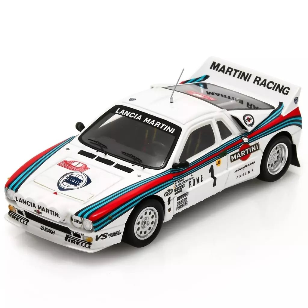 【新品】ミニカー 1/43 Lancia 037 Rally #1 Winner Monte Carlo Rally 1983 Walter Rohrl [S9108]