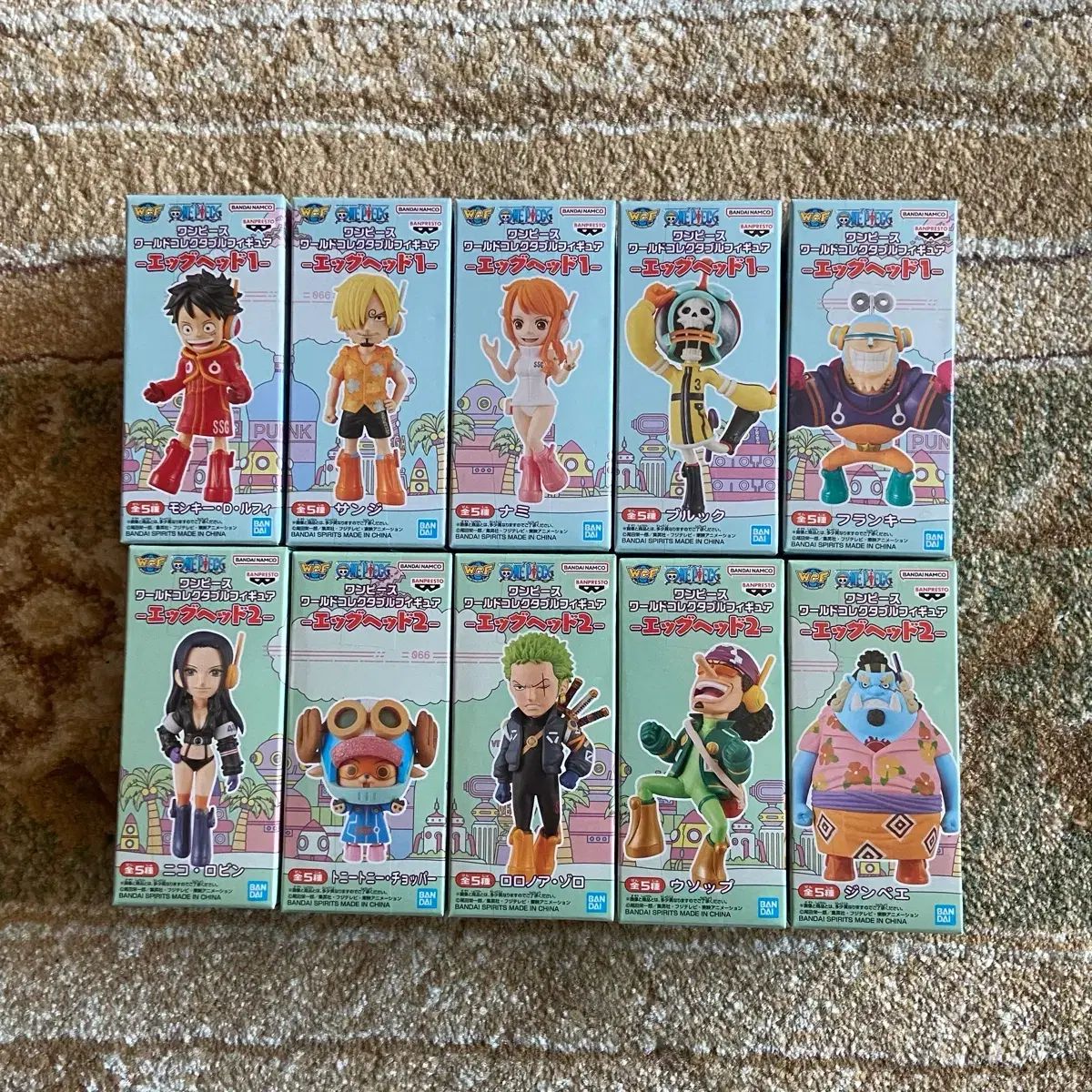 未開封 ONE PIECE ワールドコレクタブル 麦わら帽子 海賊団 エッグヘッドver. WORLD Collector's Edition