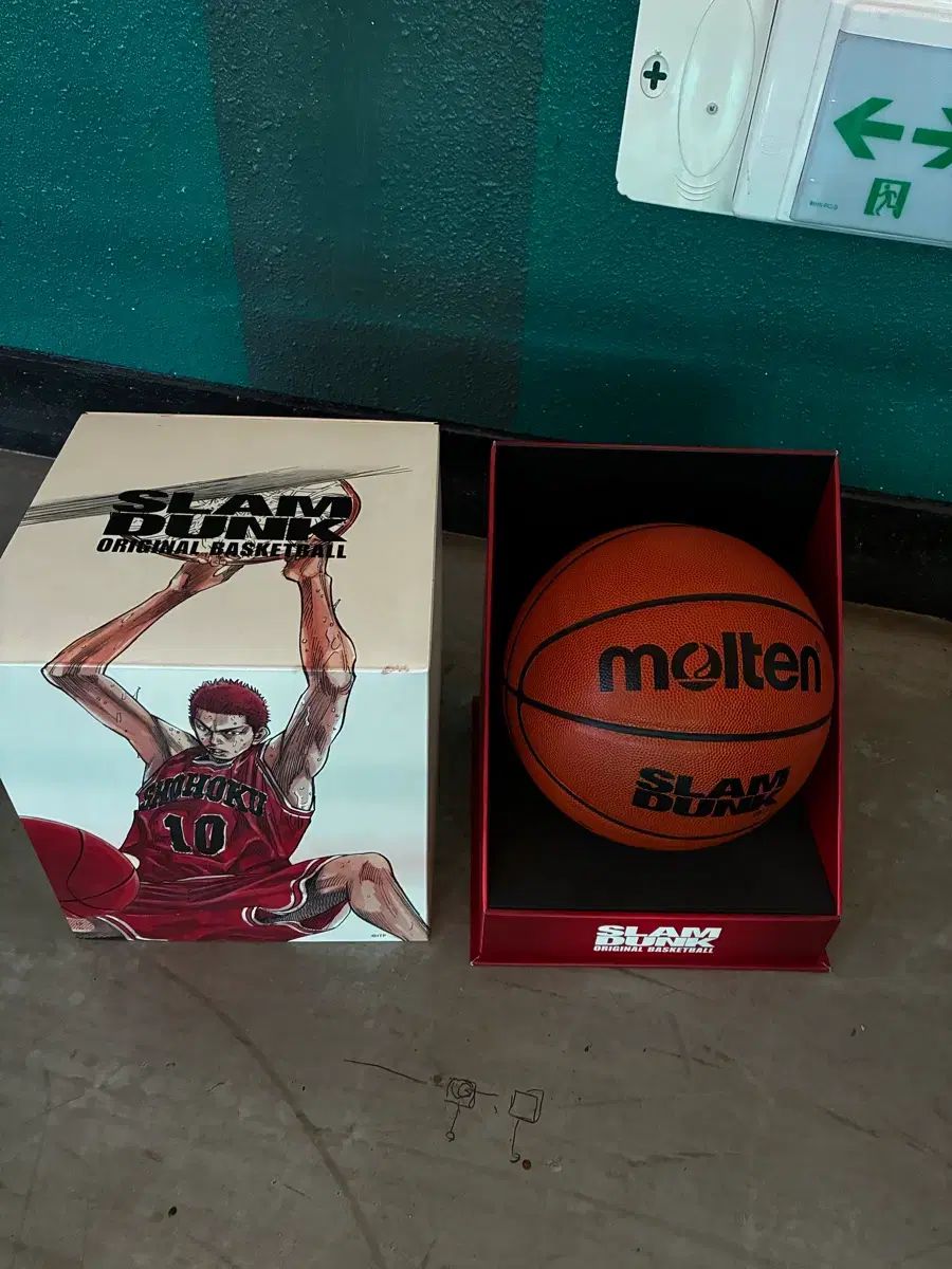 SLAM DUNK （スラムダンク） ス폰ボール バスケットボール + ボックス セット