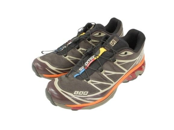 サロモン Salomon XT-6 ADV トレイル ローカットスニーカー コーヒー 412636 ブラウン 28.0cm