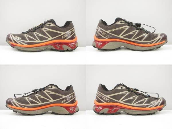 サロモン Salomon XT-6 ADV トレイル ローカットスニーカー コーヒー 412636 ブラウン 28.0cm