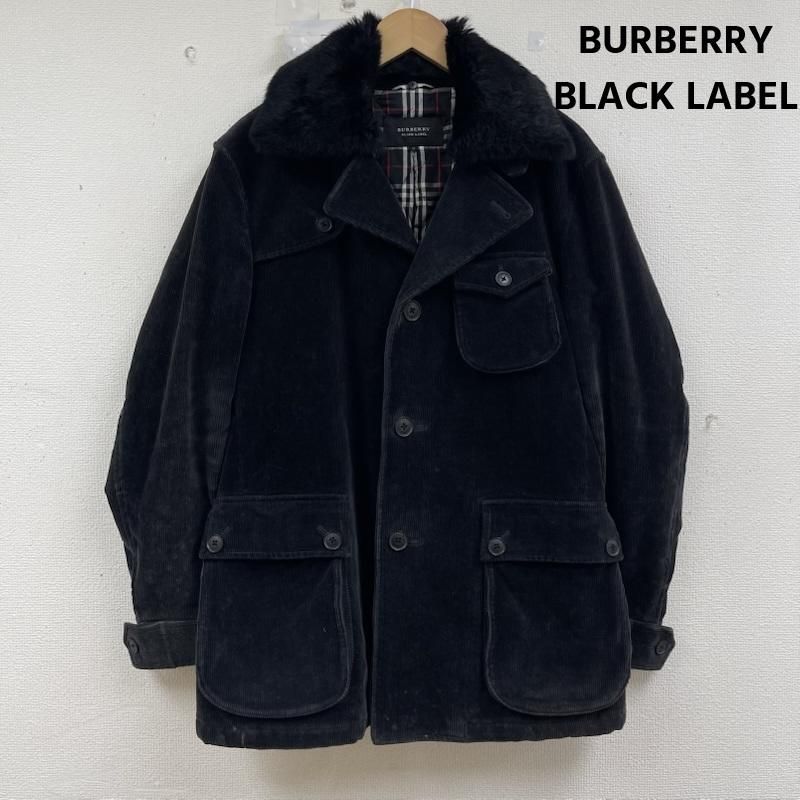 バーバリーブラックレーベル コーデュロイ 生地 ファー 裏地 ノバチェック ジャケット bmp95-734-09 メンズ M ISItems【USED】【古着】【中古】50160348