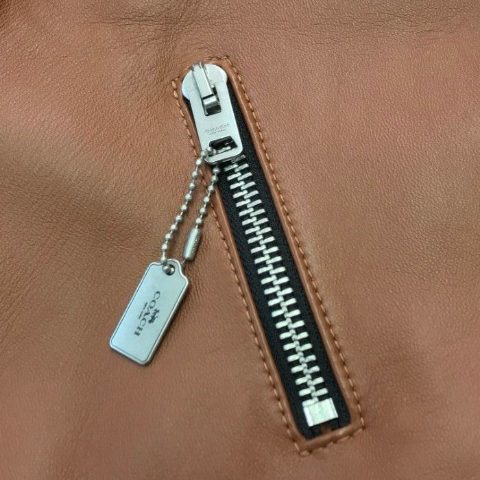 COACH コーチ ライダースジャケット レディース 秋冬 レザー ダブル
