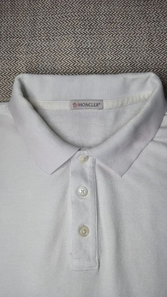 モンクレール 半袖 カラーTシャツ 白