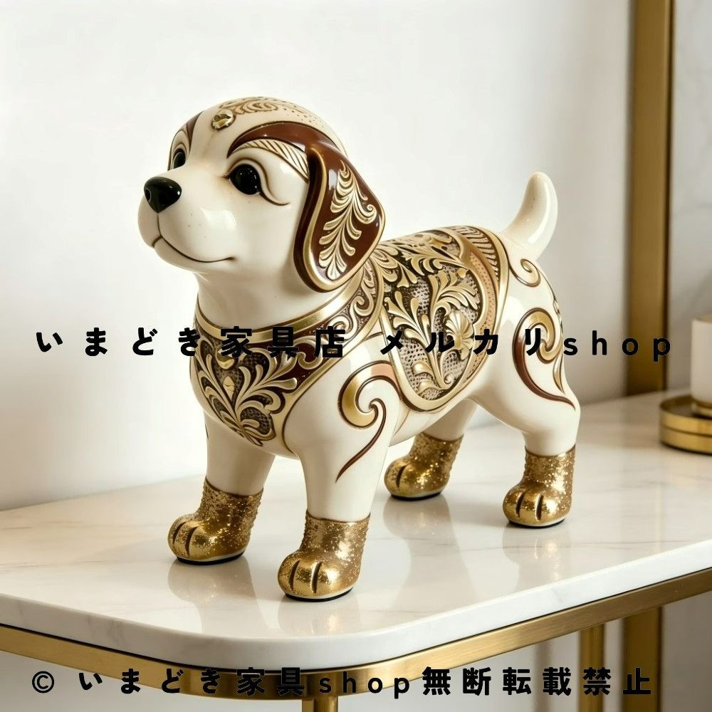 ボヘミアンスタイル 子犬 フィギュア レジン置物 犬 オブジェ レトロ アンティーク調 動物彫刻 ホームデコレーション 卓上インテリア 北欧風 エスニック アートオブジェ デスクトップ装飾 リビング 玄関 本棚 書斎 カフェ風 インテリア雑貨 癒しグッズ