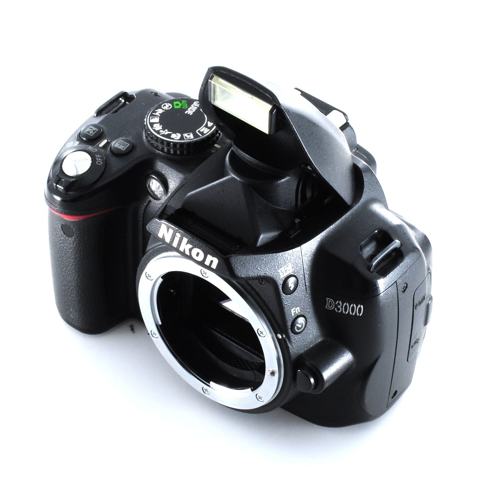 ニコン】Nikon D3000 デジタル一眼レフ + SDカード、バッテリー #T198B