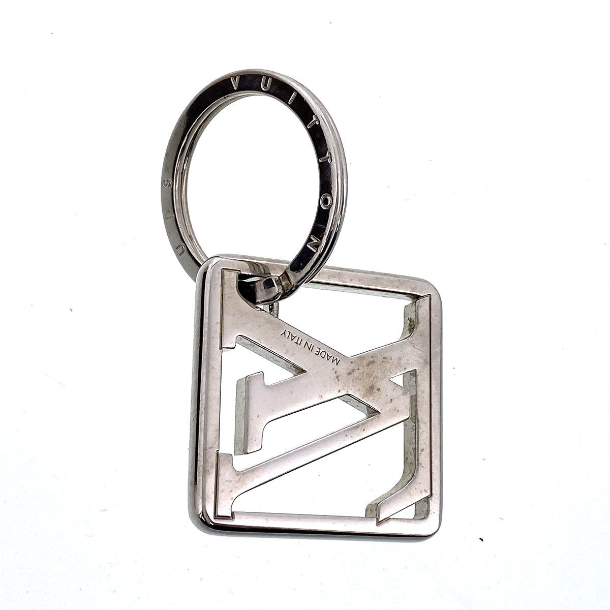 LOUIS VUITTON ルイ・ヴィトン LVイニシャルフレームキーホルダー