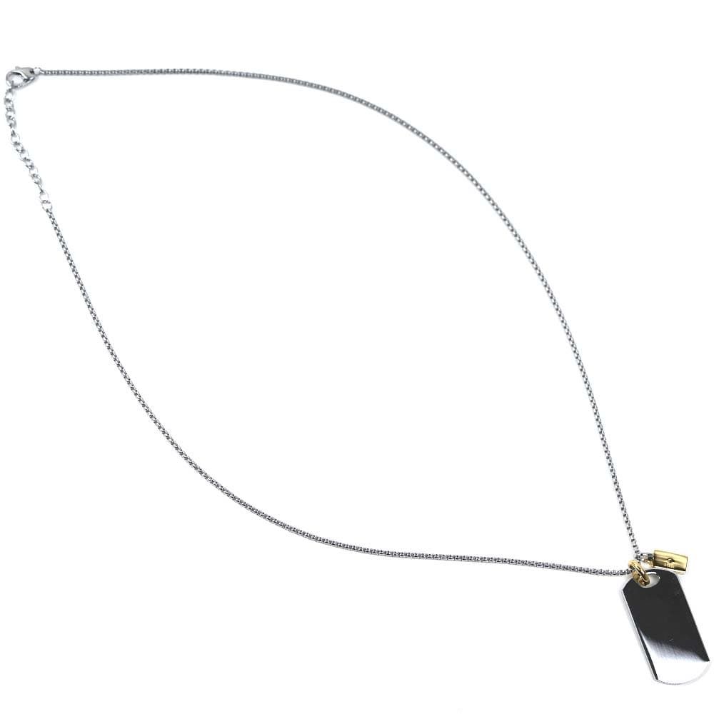 ディーゼル ネックレス ペンダント メンズ シルバー ゴールド ステンレススチール DIESEL DX1431931 ディーゼル ネックレス ペンダント メンズ シルバー ゴールド ステンレススチール DIESEL DX1431931