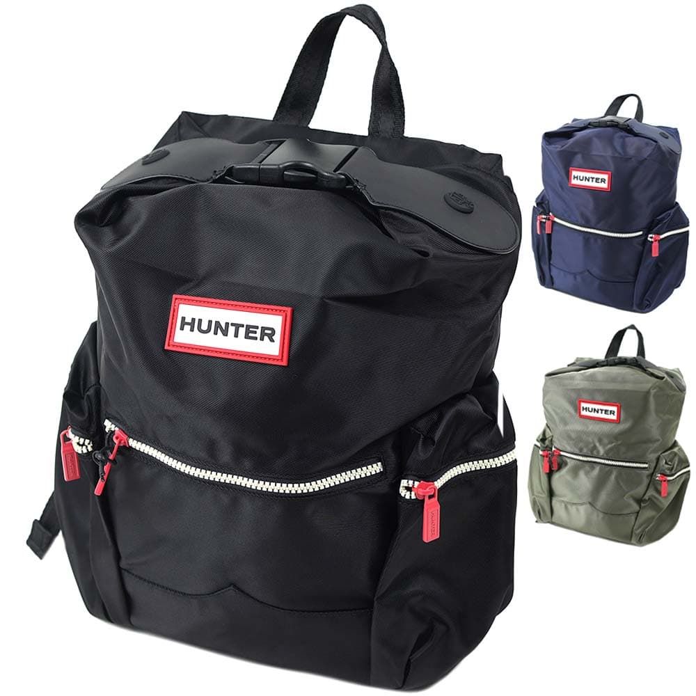 ハンター バックパック リュックサック バッグ レディース メンズ ブラック ネイビー ダークオリーブ 13L nylon Original Mini Topclip Backpack HUNTER UBB6018ACD 8,861円