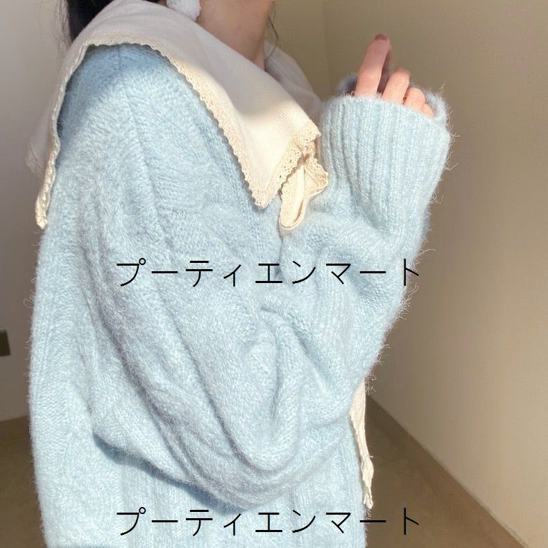 人気商品 ガーリー セーラーカラープリーツワンピースセットアップ 秋冬 春 レディース ワンピース ニットカーディガン セットアップ ボウタイリボン 可愛い カジュアル レトロ可愛い セーラー襟 カレッジスタイル
