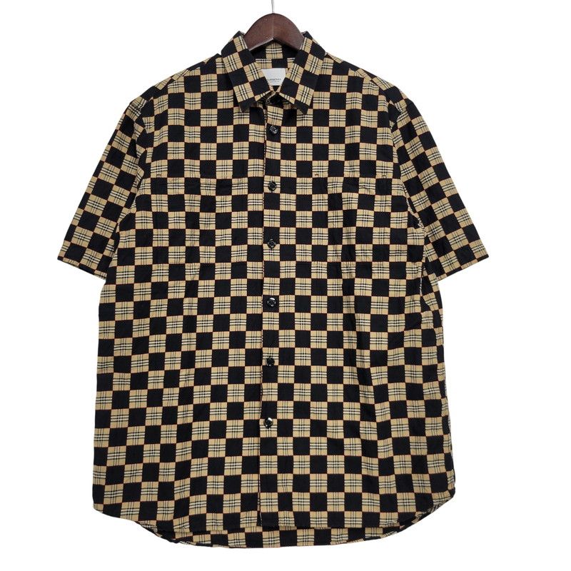 【中古品】 BURBERRY バーバリー TRULO CHECK S/S SHIRT 8029595 チェック ショートスリーブ シャツ 半袖 トップス 【141-260530-as-07-izu】