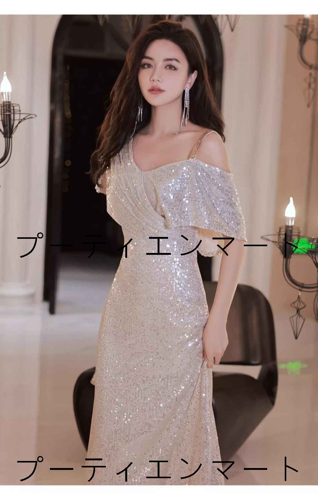 人気商品 ウエディングドレス 二次会 前撮り 大きいサイズ 結婚式/二次会ドレス 海外挙式 ウェディングドレス ライトドレス 花嫁ドレス ロングドレス 後撮り 結婚式 スレンダードレス 半袖 ワンピース 宴会 司会者　シャンパン