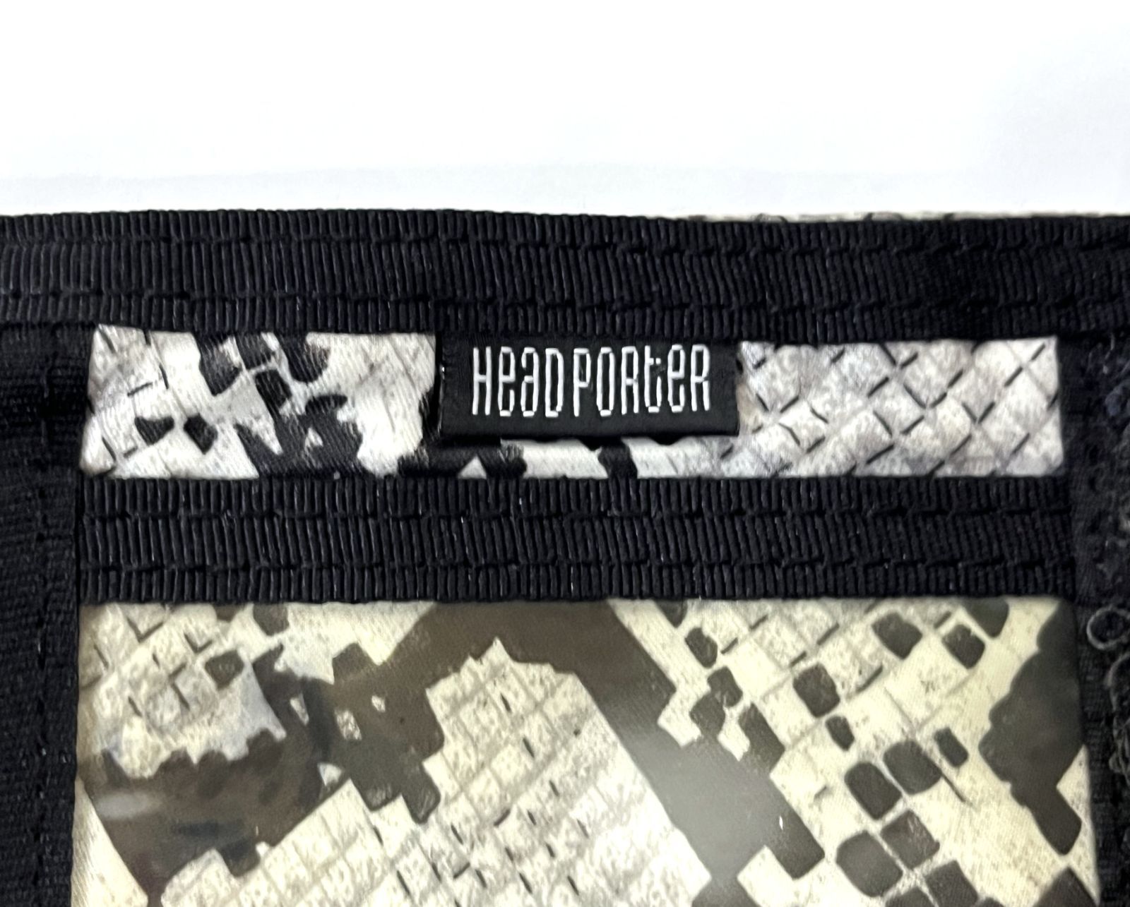 HEAD PORTER｜ヘッドポーター パイソン柄 二つ折りウォレット 財布