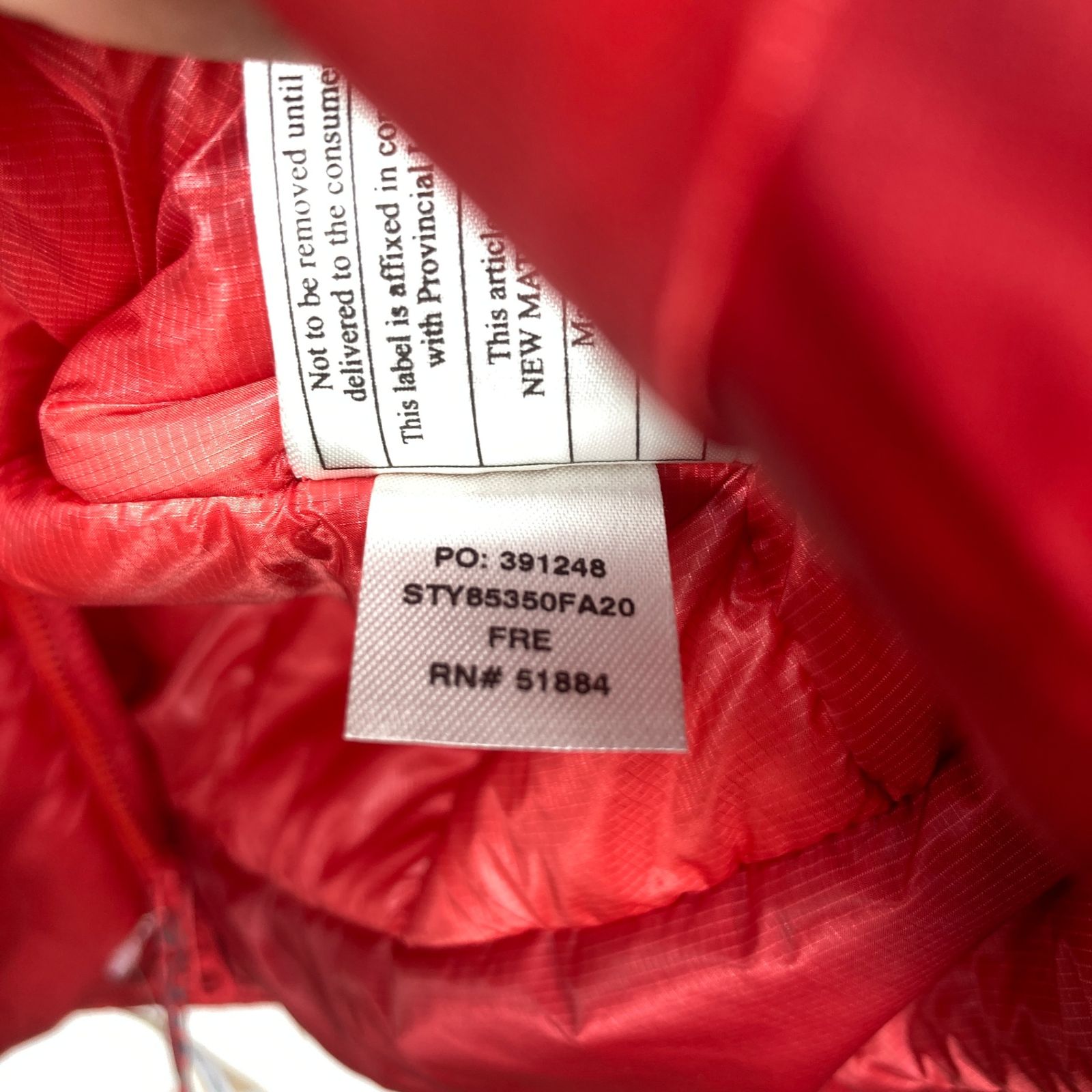 📦️Men's XS レッド系 2020 Patagonia ( パタゴニア ) ダス パーカ