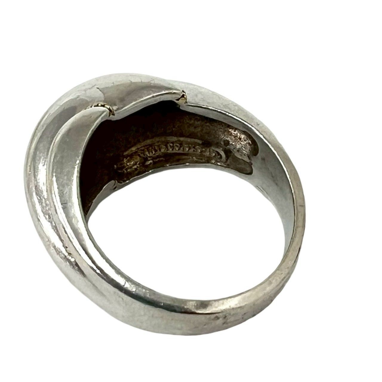 極 美品 TIFFANY&Co. ティファニー ツイスト リング シルバー925 K18