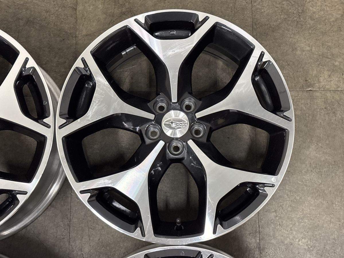 良好品】スバル SJ フォレスター 純正 18in 7J +48 PCD100 4本セット