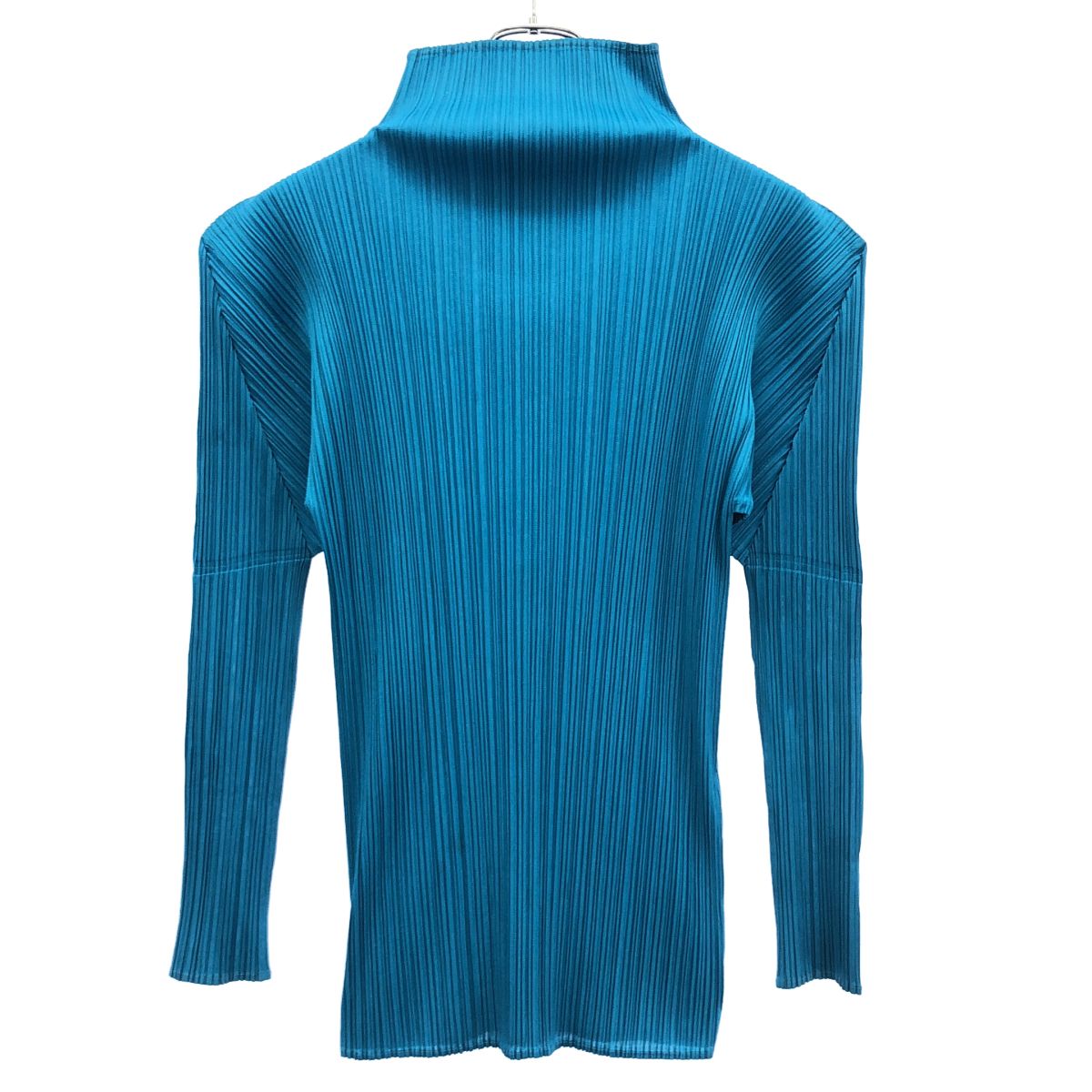 PLEATS PLEASE ISSEY MIYAKE プリーツプリーズ イッセイミヤケ ハイネックプリーツカットソー PP73-JK604 ブルー 3