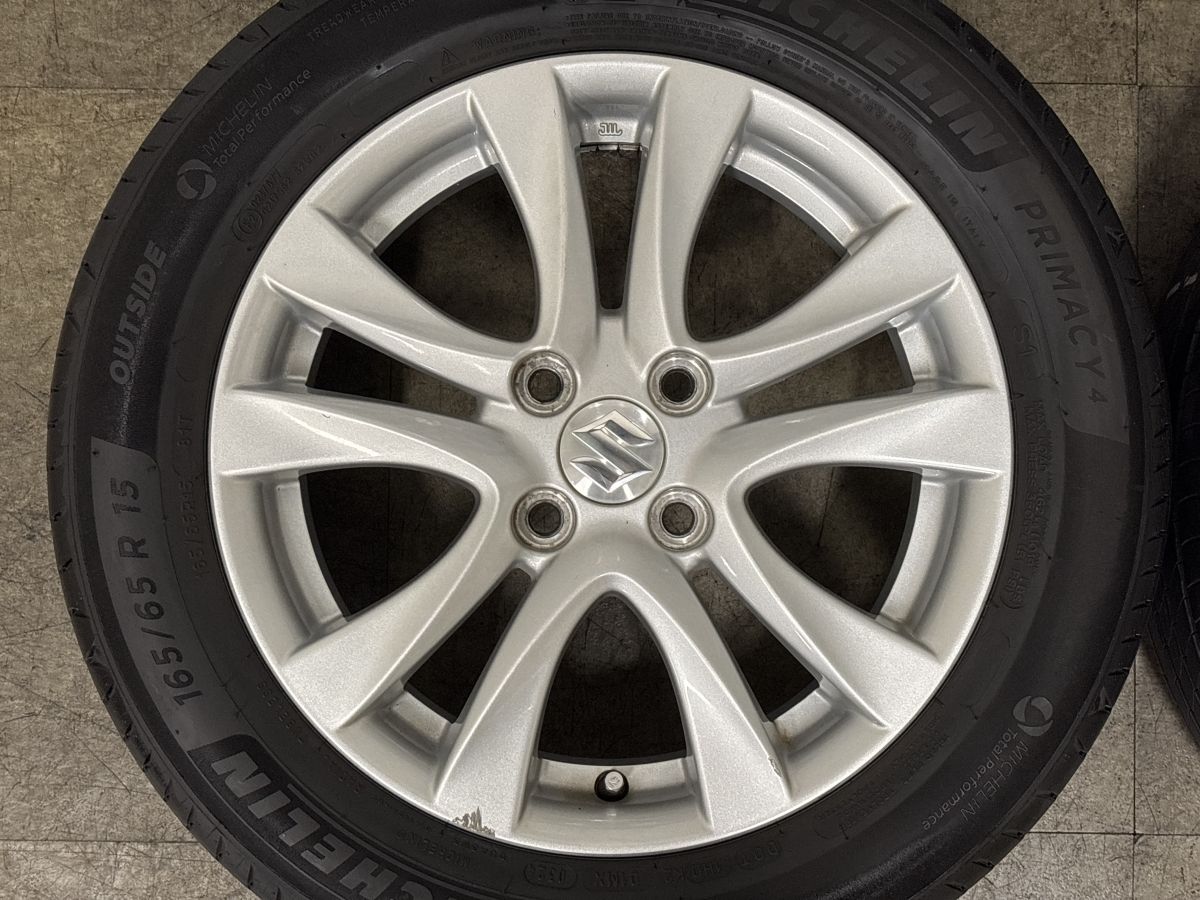 ホイールのみ販売可能】スズキ ソリオ 純正 15in 5J +45 PCD100 2024年