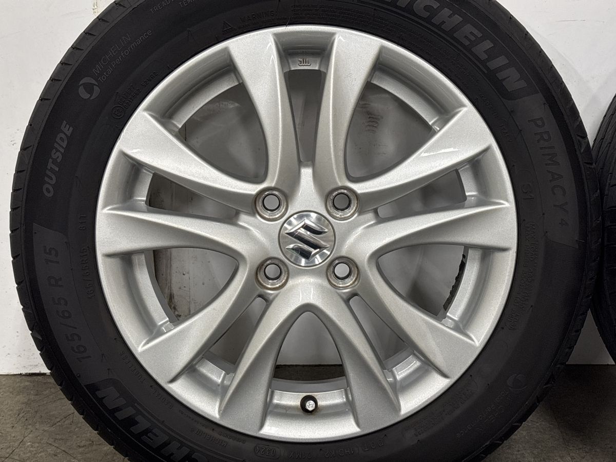 ホイールのみ販売可能】スズキ ソリオ 純正 15in 5J +45 PCD100 2024年