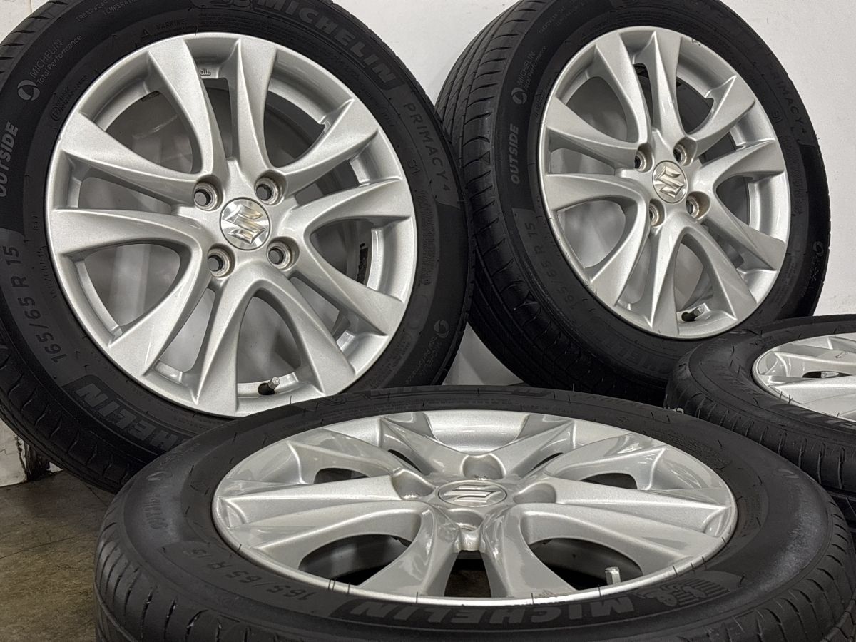 ホイールのみ販売可能】スズキ ソリオ 純正 15in 5J +45 PCD100 2024年