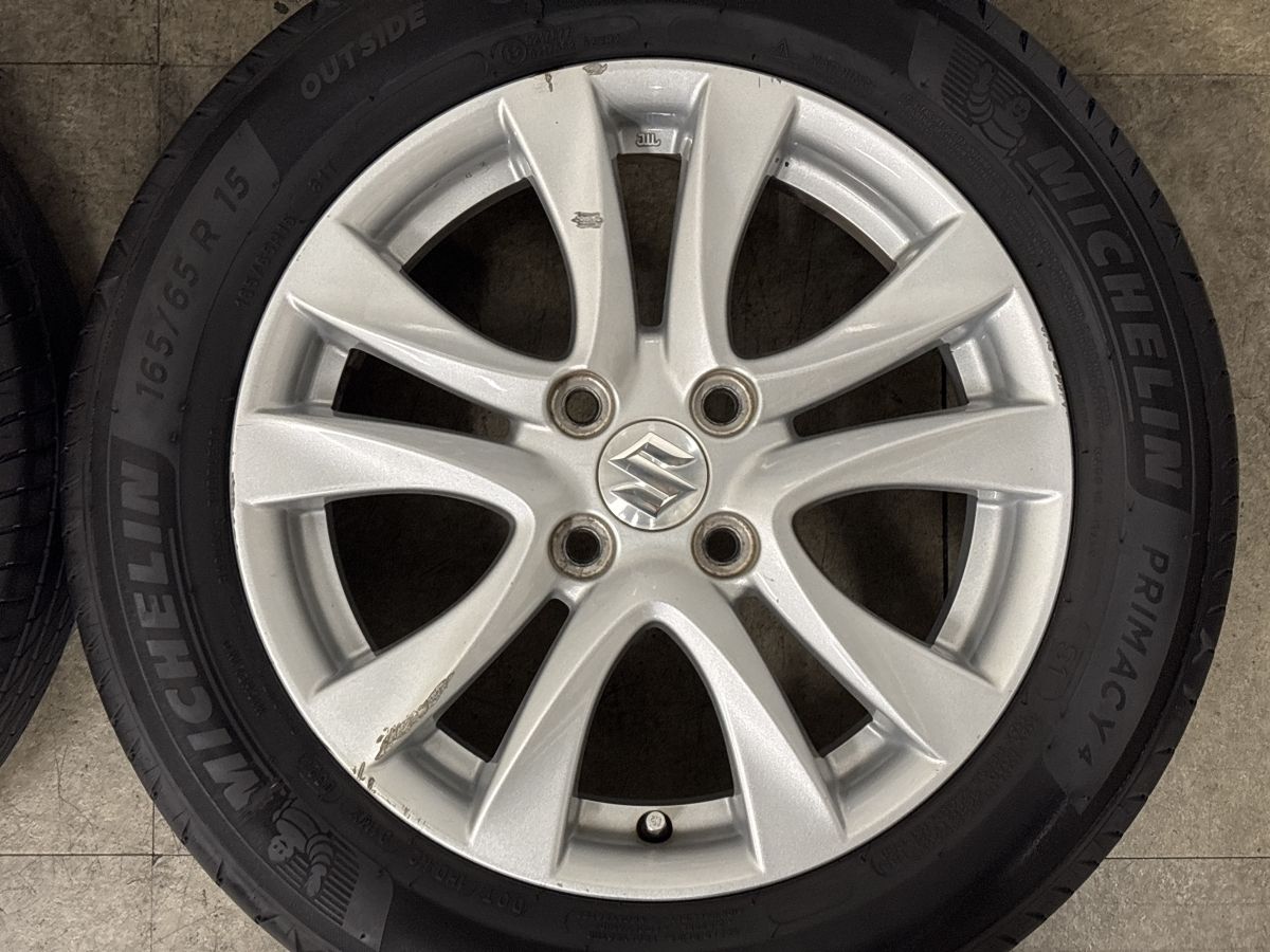 ホイールのみ販売可能】スズキ ソリオ 純正 15in 5J +45 PCD100 2024年