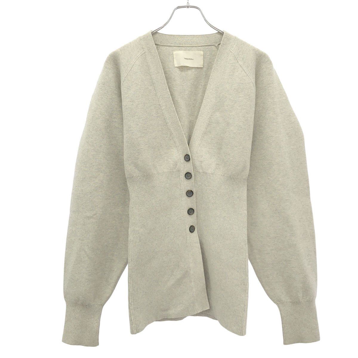 TODAYFUL トゥデイフル 24AW Waistshape Knit Cardigan ウエストシェイプニットカーディガン 12420529 グレー F