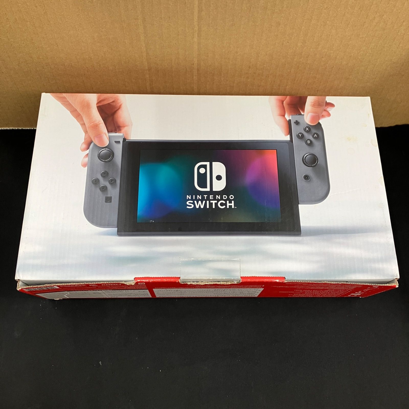 中古 Nintendo Switch 本体 グレー 2018年製 - メルカリ