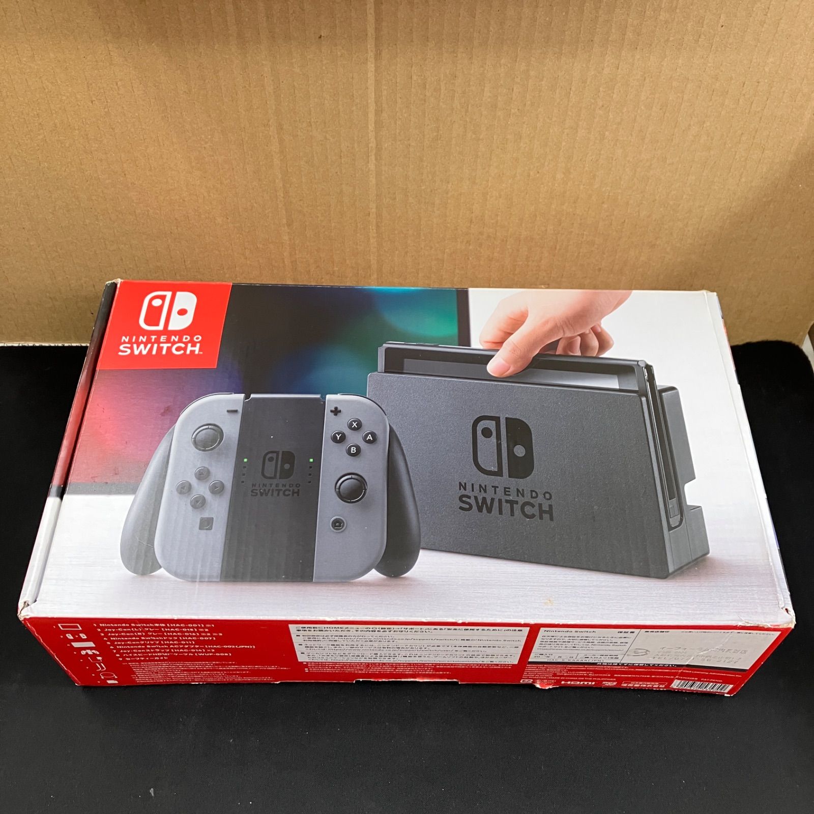 中古 Nintendo Switch 本体 グレー 2018年製 - メルカリ