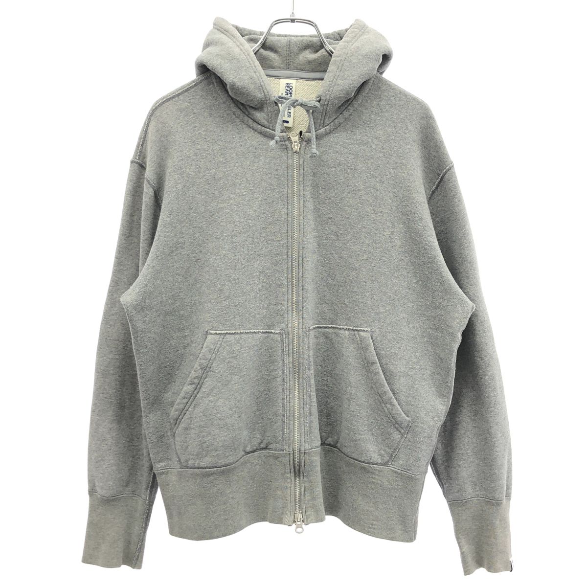 LOOPWHEELER ループウィラー BEAMS PLUS別注 ジップアップパーカー