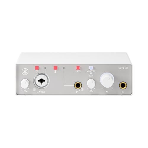 ヤマハ YAMAHA USB2.0 オーディオインターフェース 24bit/192kHz 2イン/2アウト 音楽制作 レコーディング 配信 ループバック機能 ホワイト UR12MK3 Wma 1169cda1
