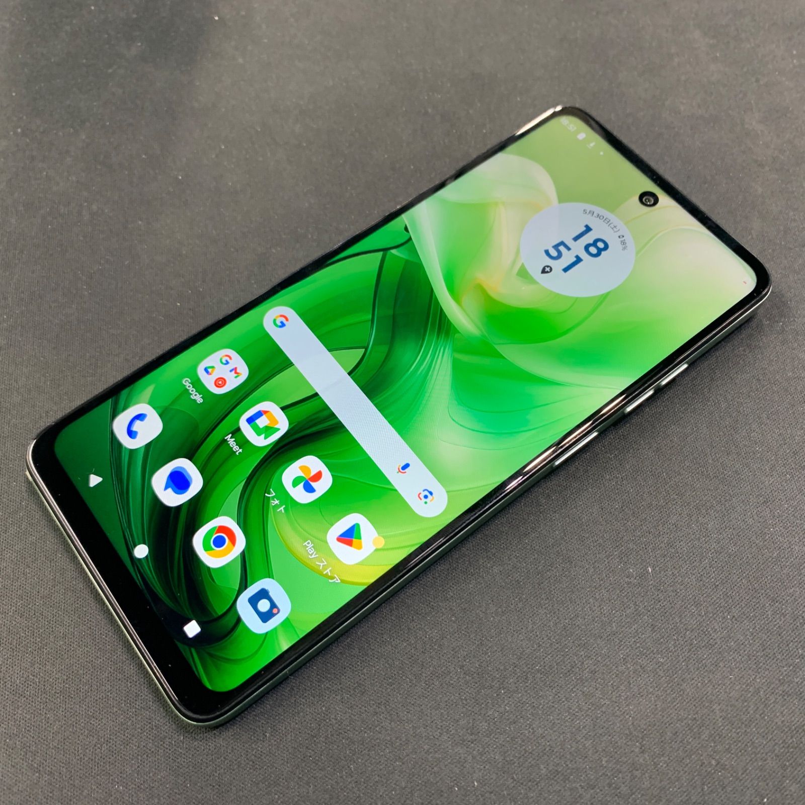 美品】moto g24 SIMFREE 128GB XT2423-5 アイスグリーン - メルカリ