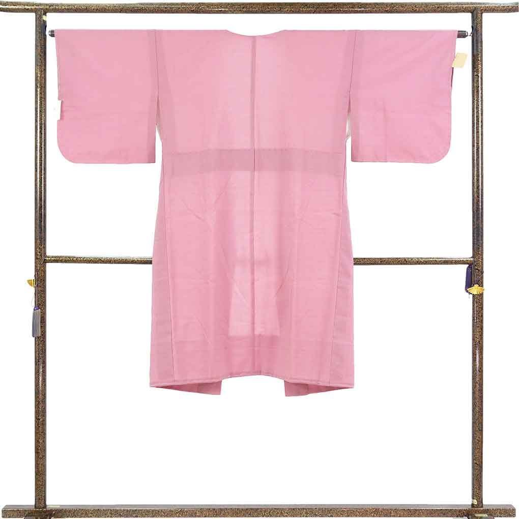 長襦袢 襦袢丈115cm 裄65.5cm 袖丈44.5cm 袖幅32.5cm レディース 袷 無地 裄Mサイズ 秋冬春用 木綿 パープル 未使用品 リメイク リユース リサイクル【呉服のきくや】 7,700円