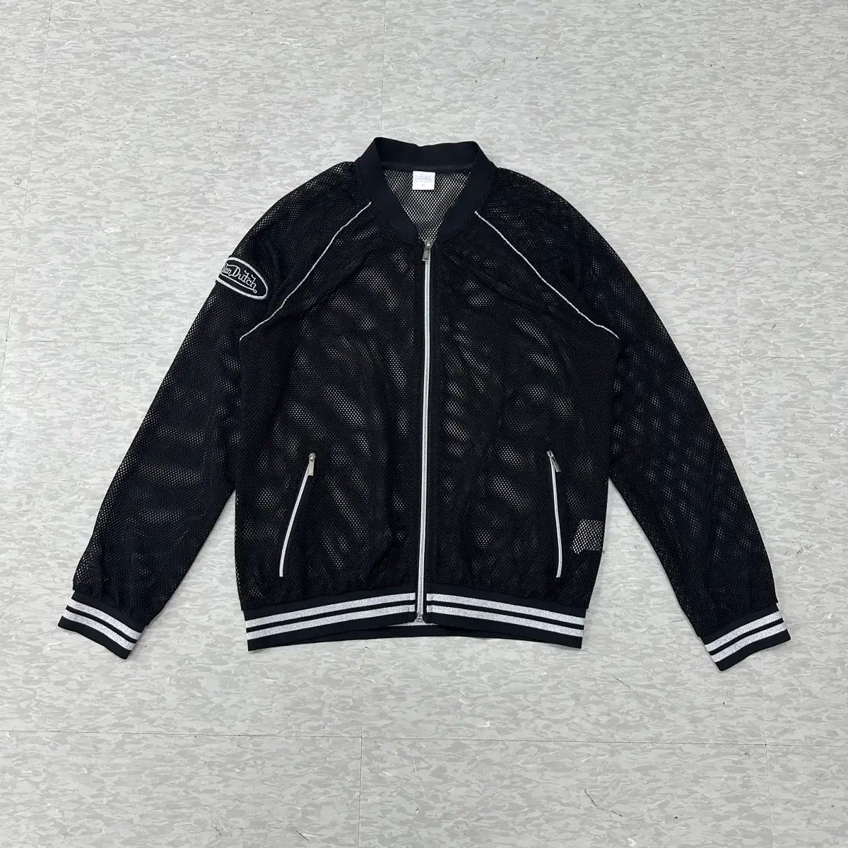 正規品 ボンダッチ(Von Dutch) Y2K メッシュ シースルー ブルゾン 