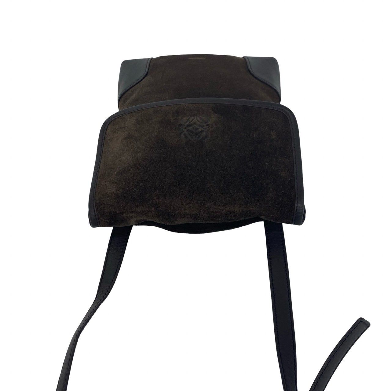 極 美品 LOEWE ロエベ ヴィンテージ アナグラム ロゴ 型押し