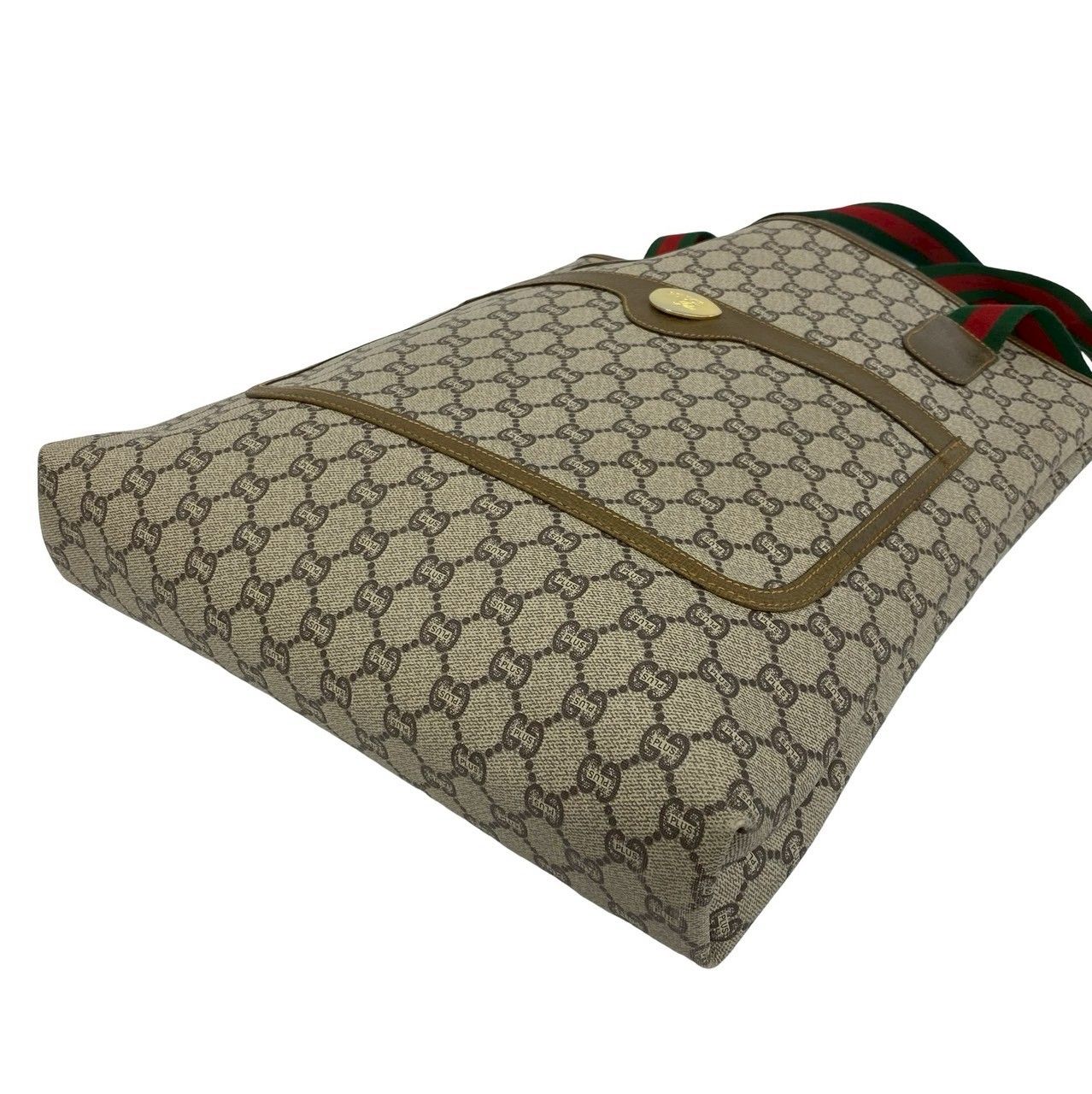 極 美品 GUCCI グッチ オールドグッチ シェリーライン グッチプラス 