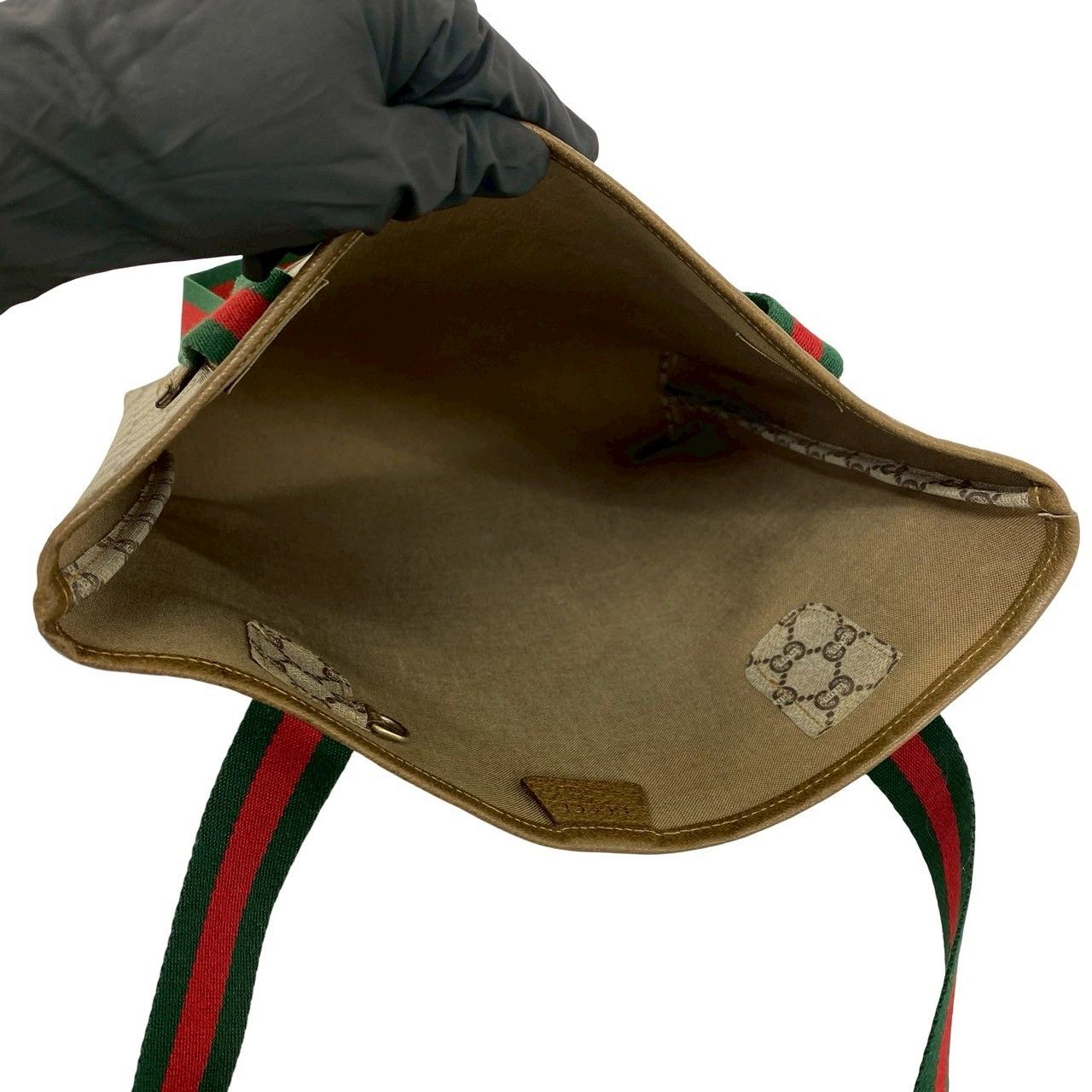 極 美品 GUCCI グッチ オールドグッチ シェリーライン グッチプラス