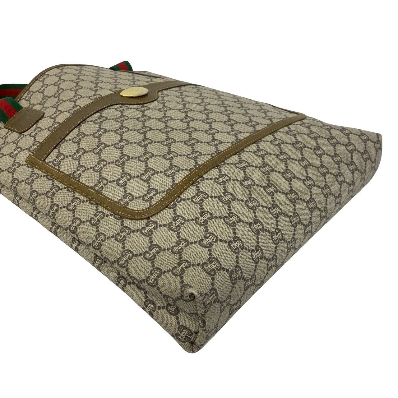 極 美品 GUCCI グッチ オールドグッチ シェリーライン グッチプラス