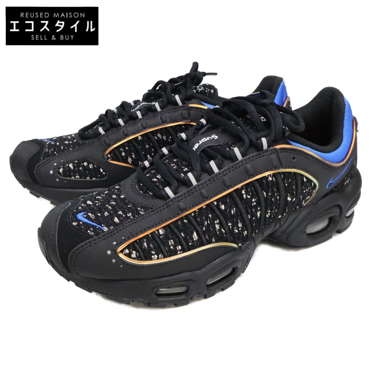 NIKE　ナイキ　ｘSUPREME シュプリーム【新品同様】AT3854ー001 AIR MAX TAILWIND 4/S スニーカー　9