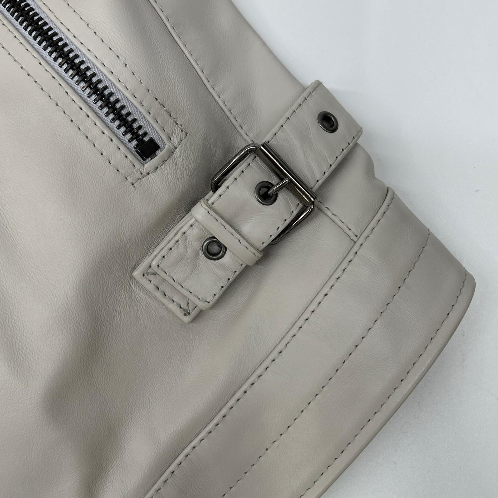 DIESEL BlackGold ディーゼルブラックゴールド ホワイト系 レザー