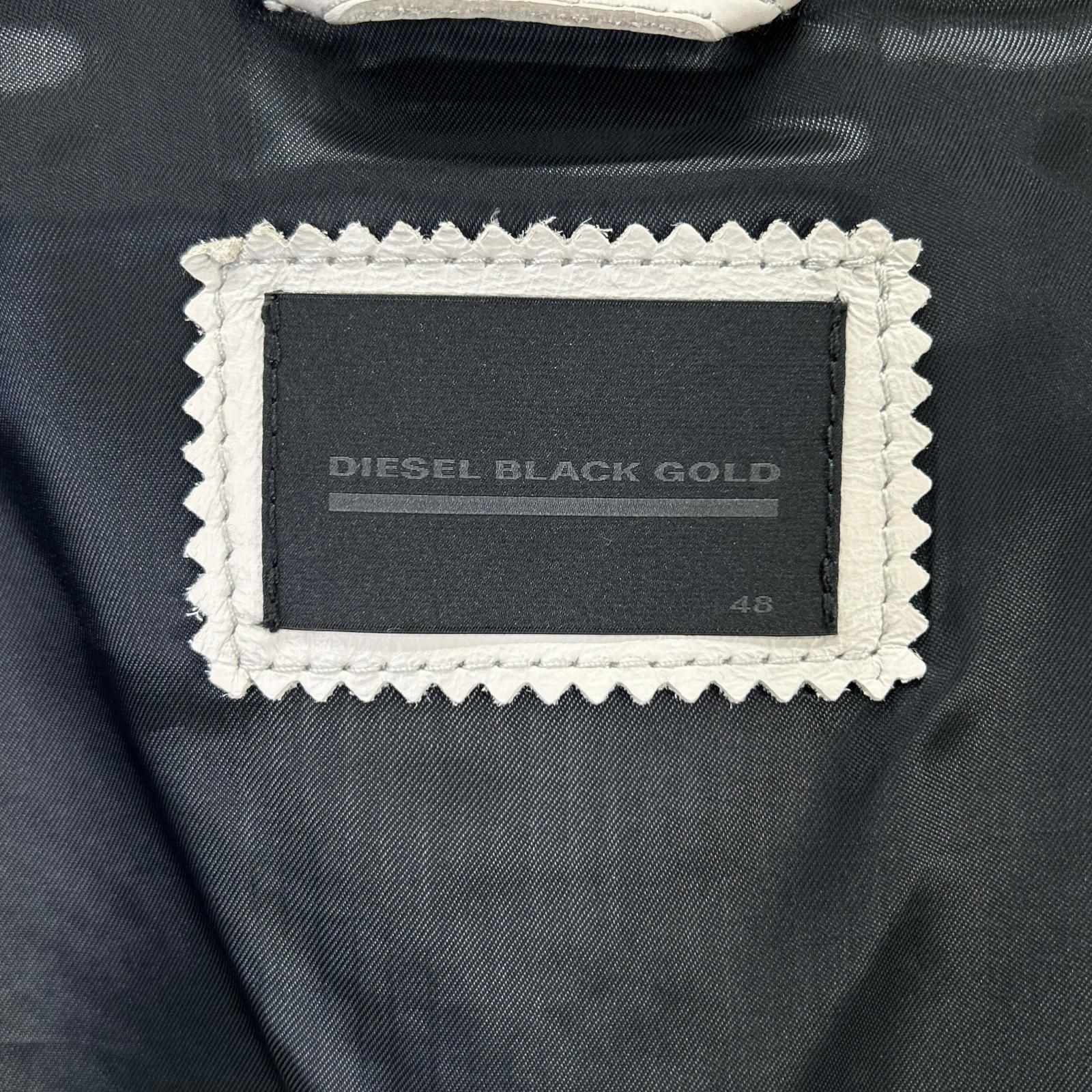 DIESEL BlackGold ディーゼルブラックゴールド ホワイト系 レザー