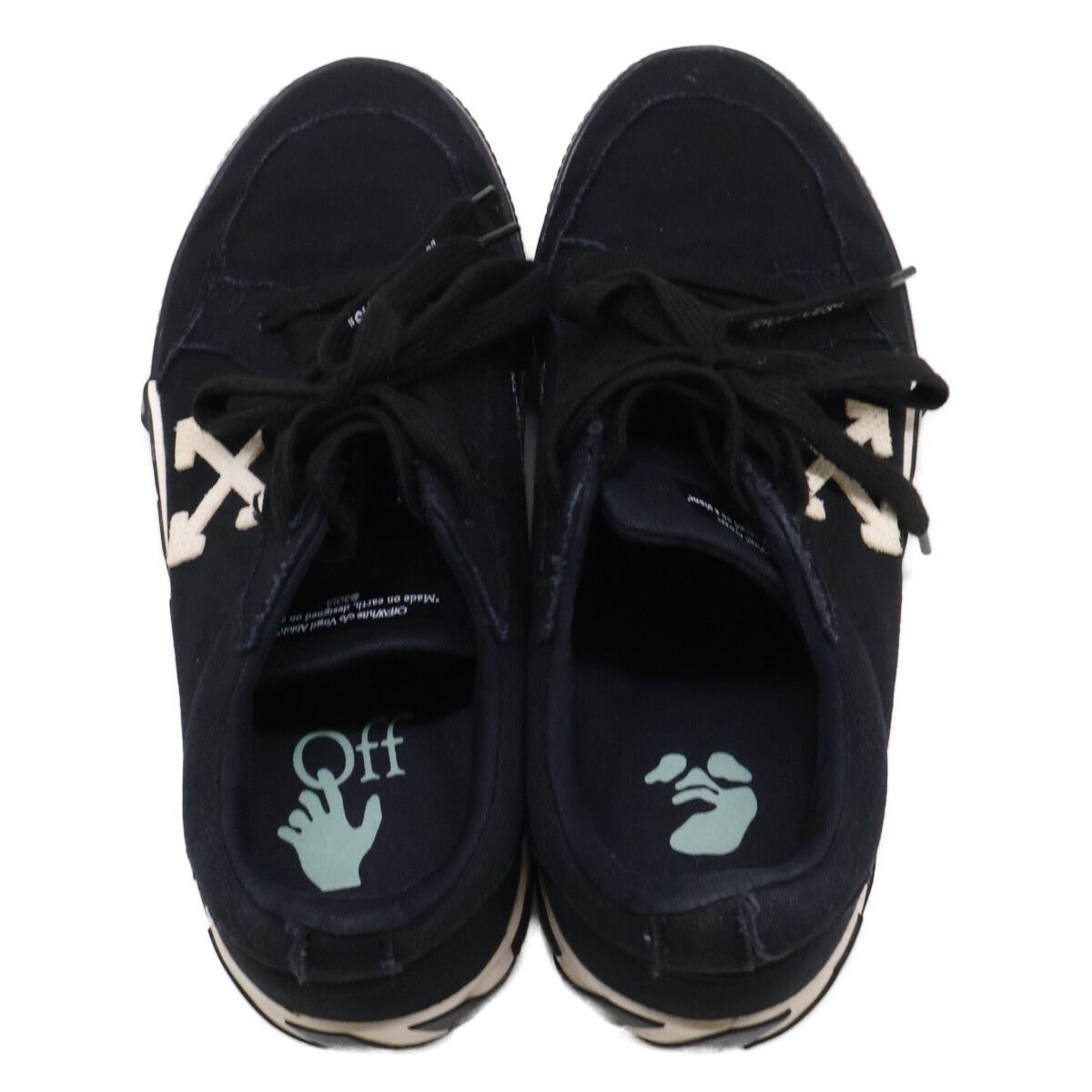 OFF-WHITE オフホワイト LOW VULCANIZED キャンバス ローカット 