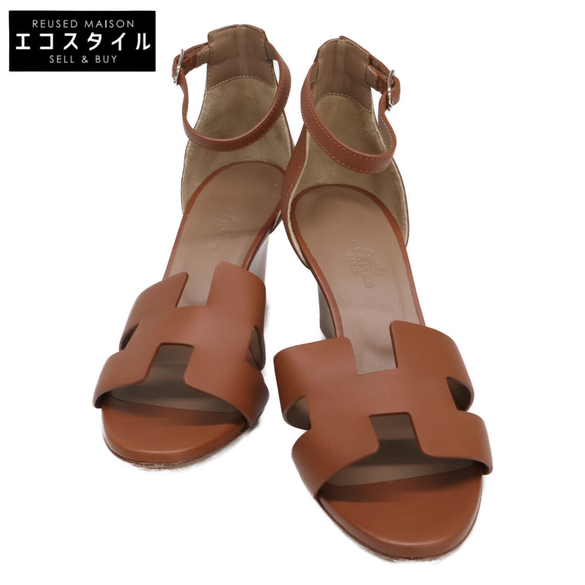HERMES　エルメス　【美品】レジェンド ゴールド サンダル　36