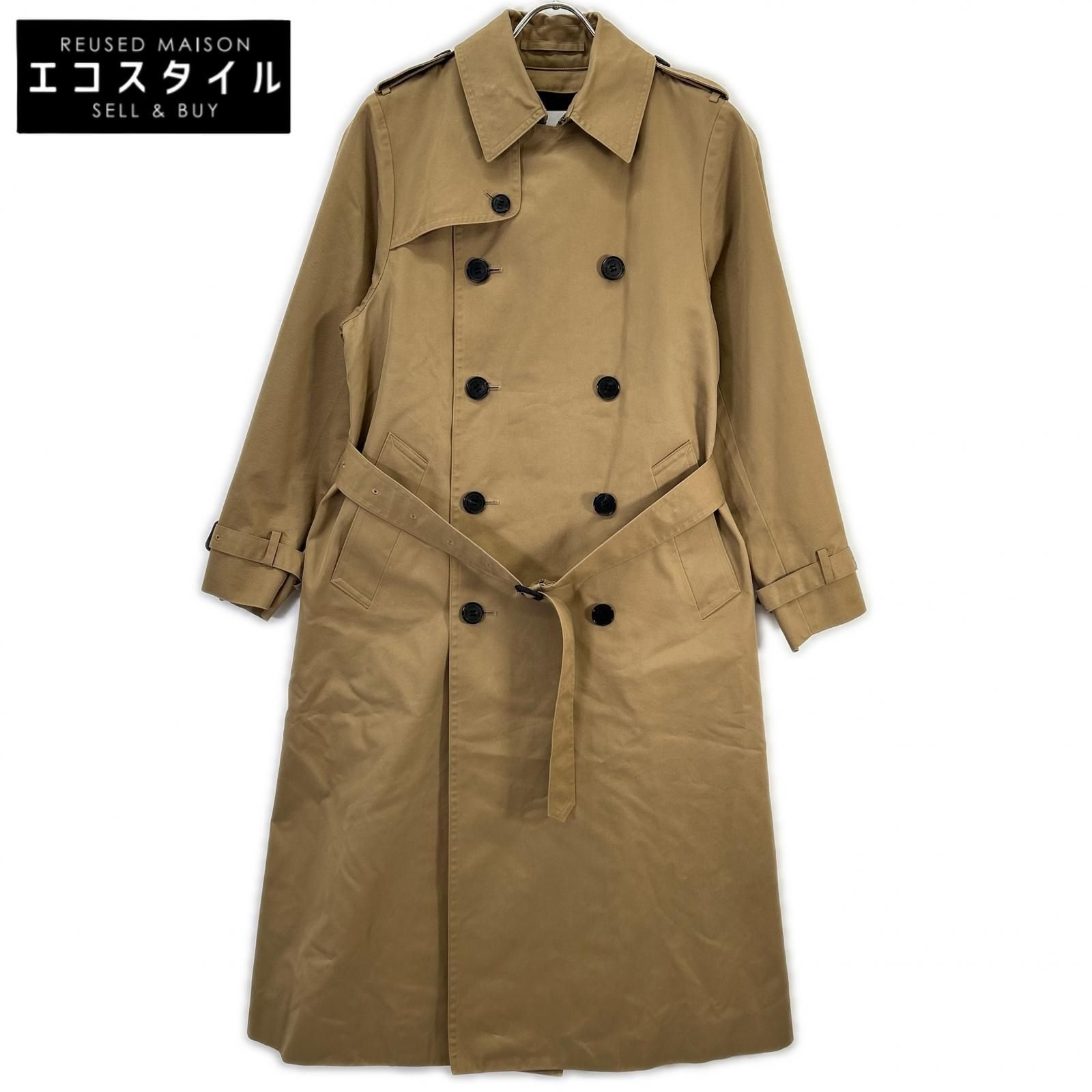 HYKE　ハイク　232-17382 23AW ベージュ TRENCH COAT REGULAR FIT ライナー付きトレンチコート　1