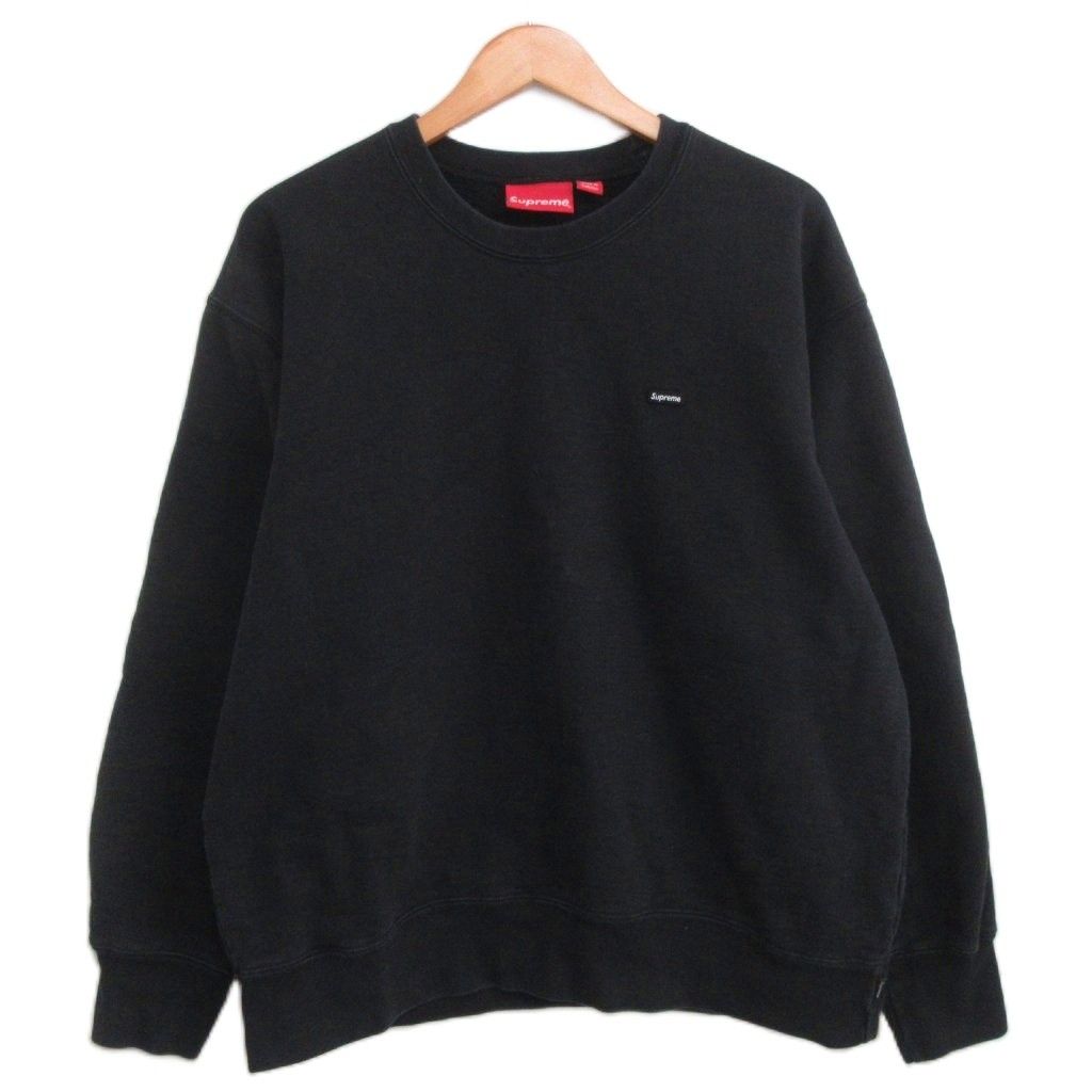 シュプリーム SUPREME Small Box Crewneck カナダ製 スウェット トレーナー ロゴ M 黒 ブラック