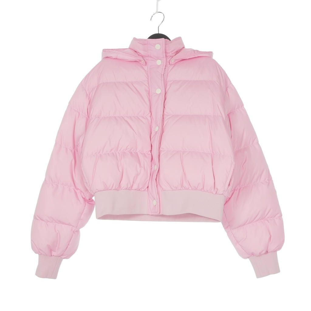 エムエスジーエム MSGM 19AW GIUBBINO DOWN JACKET ショート ダウンジャケット ブルゾン 長袖 40 ライトピンク 2741MDH16X 国内正規