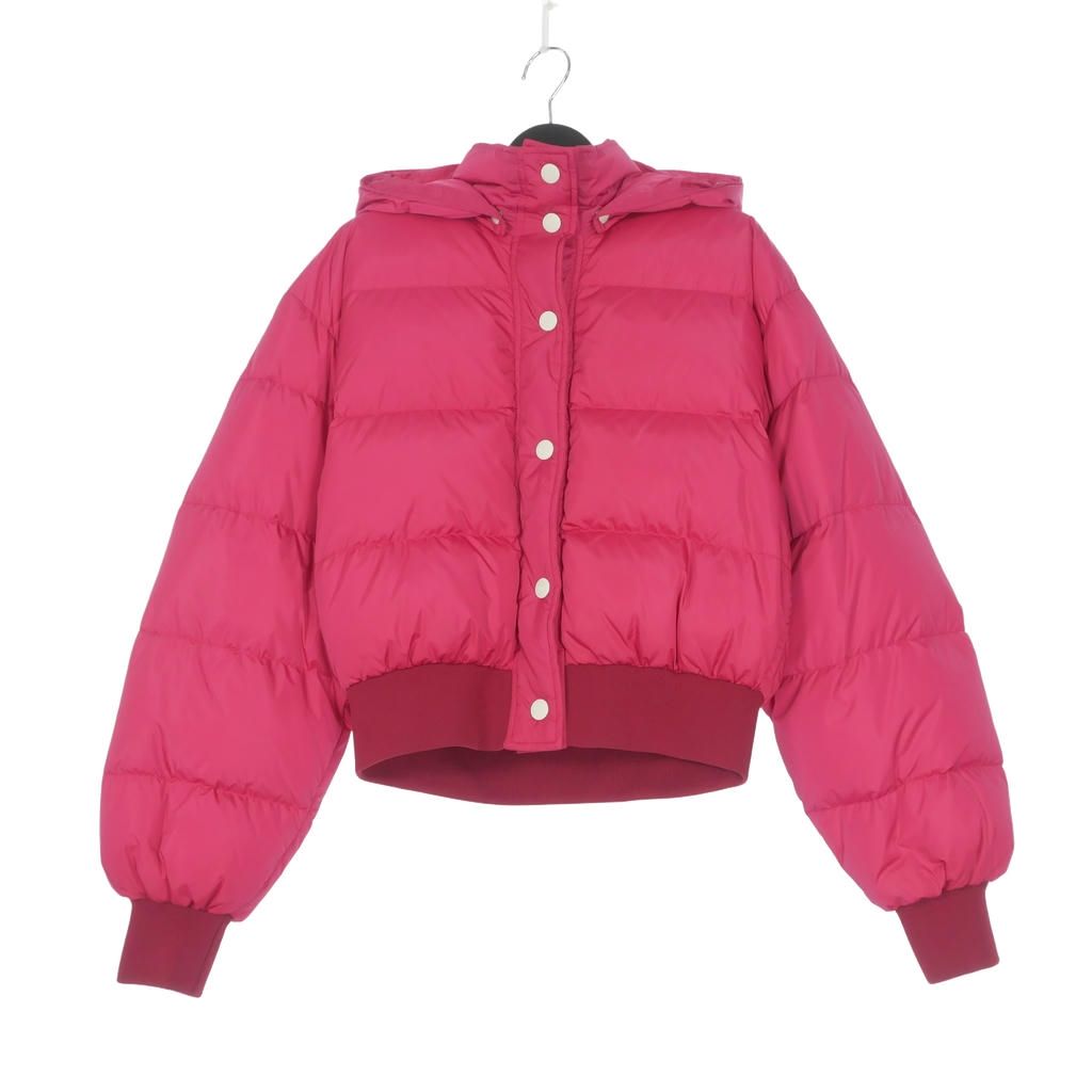 エムエスジーエム MSGM 19AW GIUBBINO DOWN JACKET ショート ダウンジャケット ブルゾン 長袖 38 ピンク 2741MDH16X 国内正規
