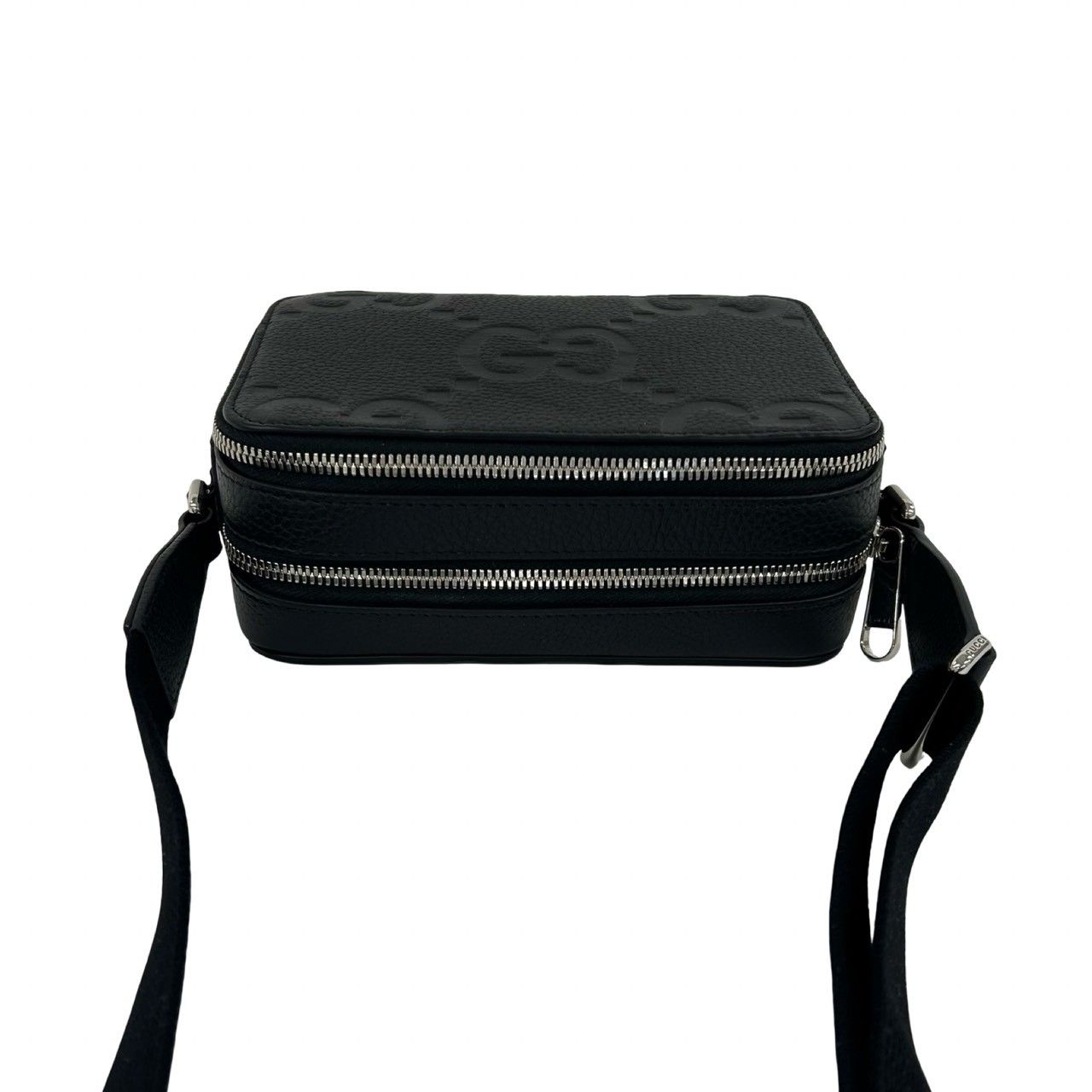 未使用保管品 箱 袋付き GUCCI グッチ ジャンボGG ミニバッグ レザー