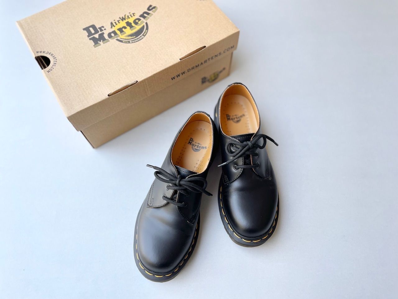【美品】Dr.Martens ドクターマーチン 1461 3 ホール シューズ 定価2.7万 UK5 24cm スムースレザー 本革