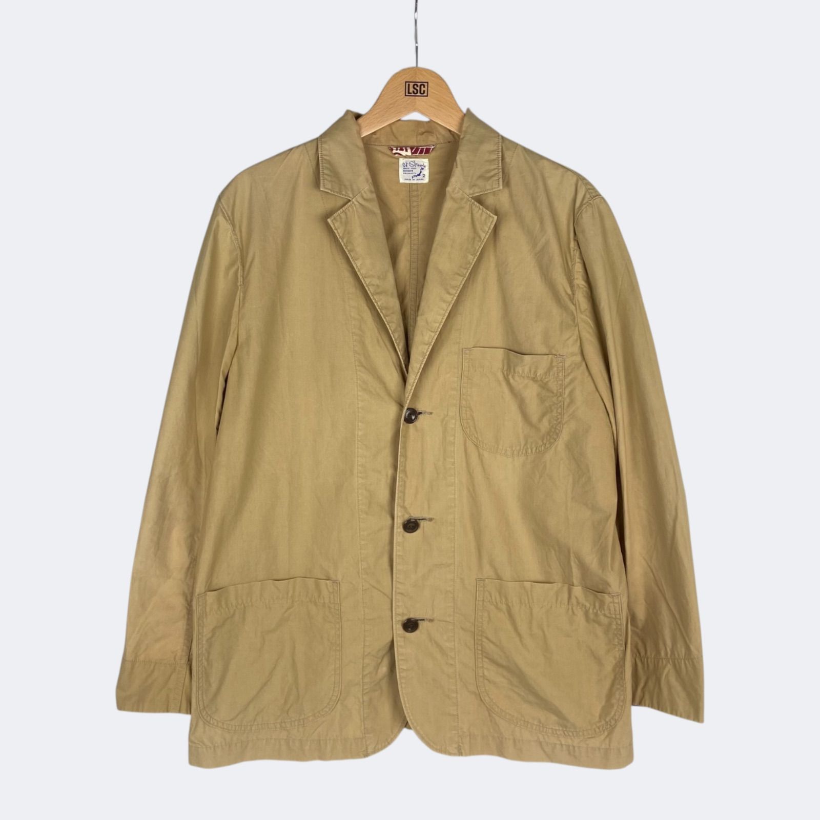 orSlow COTTON TAILORED JACKET オアスロウ コットン テーラード ジャケット